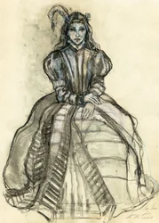Femme gothique fantastique