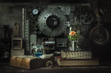 Étude de rose steampunk