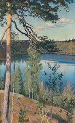 Lac dans la nature sauvage, 1895