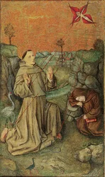Saint François recevant les stigmates, fin du XVe siècle