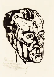 Portrait du compositeur Maurice Ravel 1875-1937, 1923
