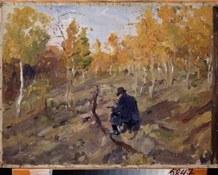 Constantin Korovine au travail