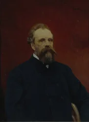Portrait de Sergei Mikhailovich Tretyakov 1834-1892, 1895