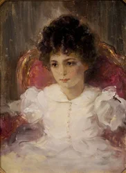 Portrait de Tatyana Sergeevna Khokhlova, née Botkina, enfant