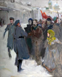 Manifestation révolutionnaire, 1906