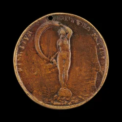 Fortune avec un voile [verso], 1584