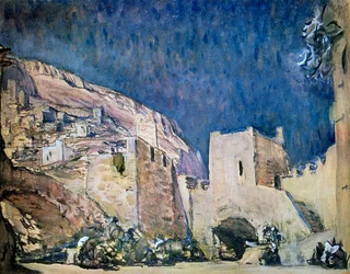 Décor de scène pour l