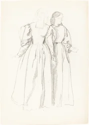 Étude de deux jeunes femmes