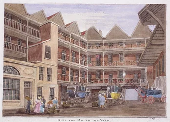 Bull and Mouth Street, Londres, 1806