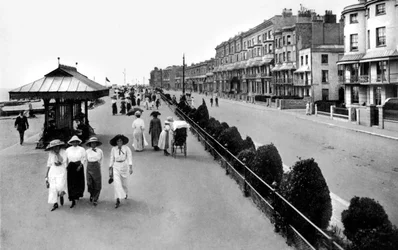 La promenade, West Worthing, West Sussex, début du 20ème siècle