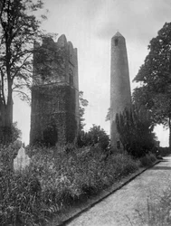 La Tour ronde de Swords, Dublin, Irlande, vue de l