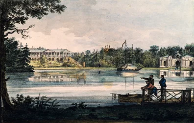 Galerie Cameron au palais Catherine à Tsarskoïe Selo, vers 1820