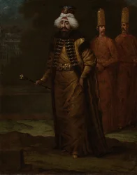 Sultan Ahmed III 1673-1736, vers 1729