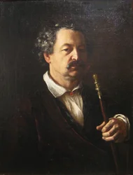 Portrait du compositeur Alexandre Aleksandrovitch Alyabyev 1787-1851, 1840-1850