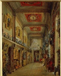 La bibliothèque du palais Ioussoupov à Saint-Pétersbourg