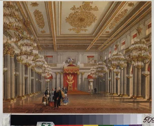 La salle du trône du palais d