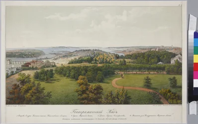Vue panoramique de Sveaborg et Helsingfors (Feuille 2), par Sadovnikov, Vasily Semyonovich (1800-1879)