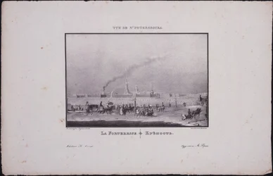 Vues de Saint-Pétersbourg. La forteresse Pierre-et-Paul, 1833