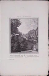 Vues de Saint-Pétersbourg. Vue du parc de Pavlovsk, 1833