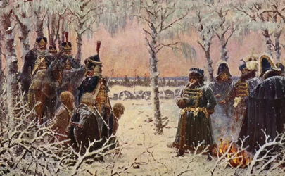 Capturés avec des armes - Tirez sur eux (lithographie couleur)