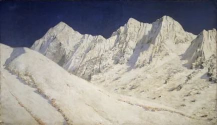 Inde. Neige sur l