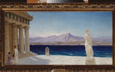 Paysage antique (Grèce) - Peinture de Vassili Dmitrievitch Polenov (1844-1927)