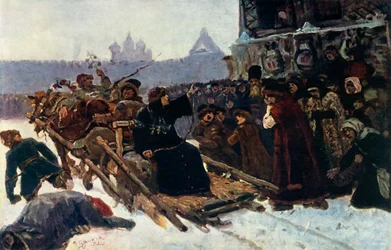 Le Boyar Morozova une étude, 1881, 1965