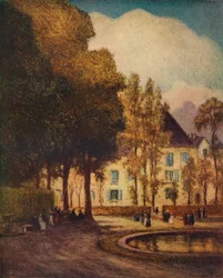 Bassin du Dragon, Versailles, vers 1915