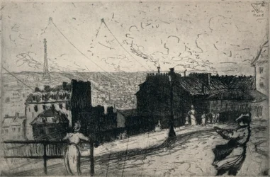 Les cerfs-volants, Montmartre, 1915