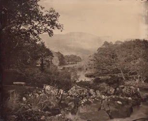 Vue depuis la pelouse, Dennicanniby, années 1870