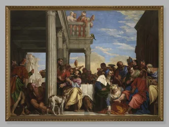 Dîner dans la maison de Simon