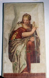 Justice, des murs de la sacristie