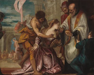 Le martyre et la dernière communion de Sainte Lucie