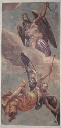 Le Temps et la Renommée, de la sacristie