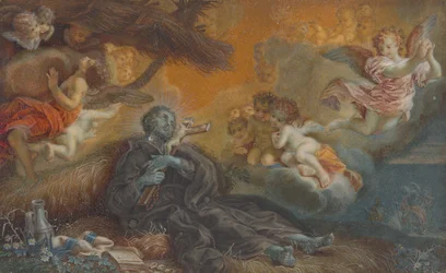 La mort de Saint François Xavier, vers 1750