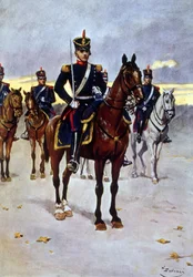 Officier de grenadiers montés de l