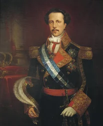 Portrait de Francisco par Asis de Borbon. 1848