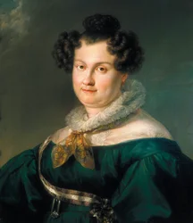 Portrait de Maria Cristina Ferdinand de Bourbon