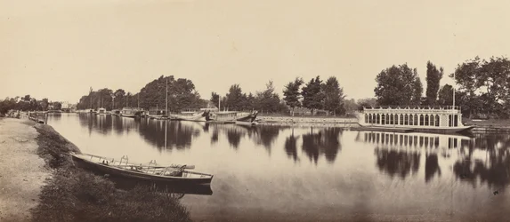 Barges à Oxford, 1862