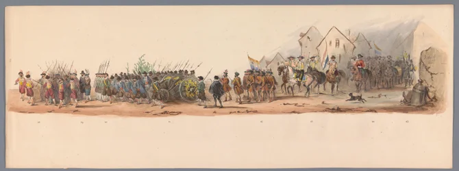 Défilé historique lors du bicentenaire de l