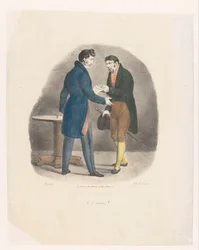 Jeune homme recevant une lettre