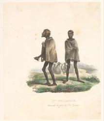 Vêtements des habitants de King George Sound (Australie occidentale)