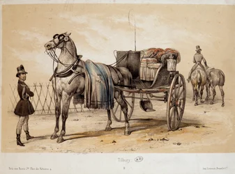 Tilbury - Lithographie par Adam, vers 1840