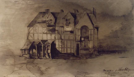 La maison de William Shakespeare (1564-1616) à Stratford-upon-Avon