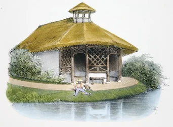 Pavillon rustique, illustration de 