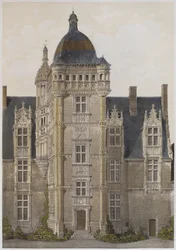 Château de Saint-Ouen, Mayenne, illustration de 