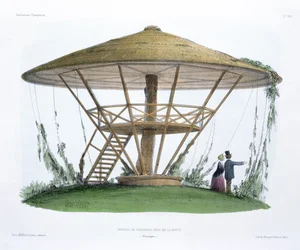 Parasol de Robinson, Parc de la Motte, Bourgogne, de 
