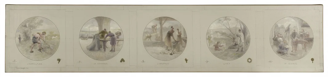 Esquisse pour la Galerie Lobau à l