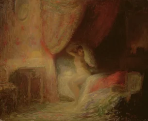 Scène de chambre baignée de lumière