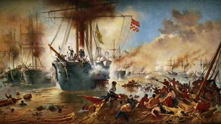 La bataille navale de Riachuelo